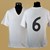 Duncan Edwards white No.6 England match worn short-sleeved shirt, 1955