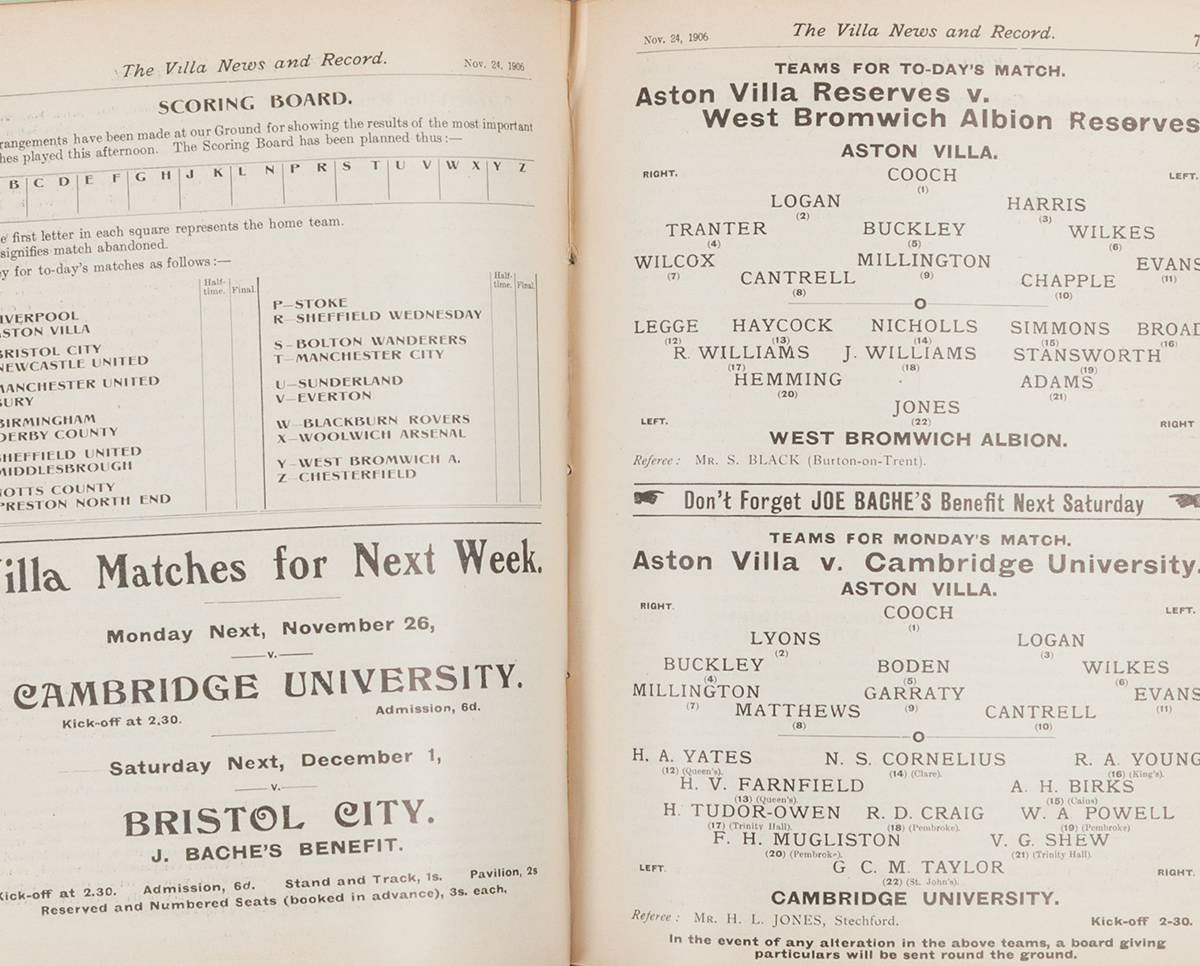 Day Four - Bound for Glory, the printed legacy of football 
