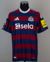 Alexander Isak maroon and blue No.14 Newcastle United match worn short-sleeved shirt, 2024-25