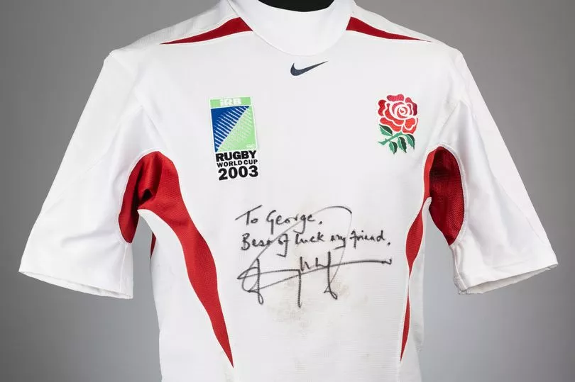 Rugby legend Wilkinson’s shirt from first-ever England World Cup title up for auction at an estimated £60k after competition win