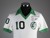 Pele white and green No.10 New York Cosmos v. Dallas Tornado short-sleeved shirt