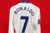 Cristiano Ronaldo white and blue No.7 Manchester United match worn long-sleeved shirt, 2009