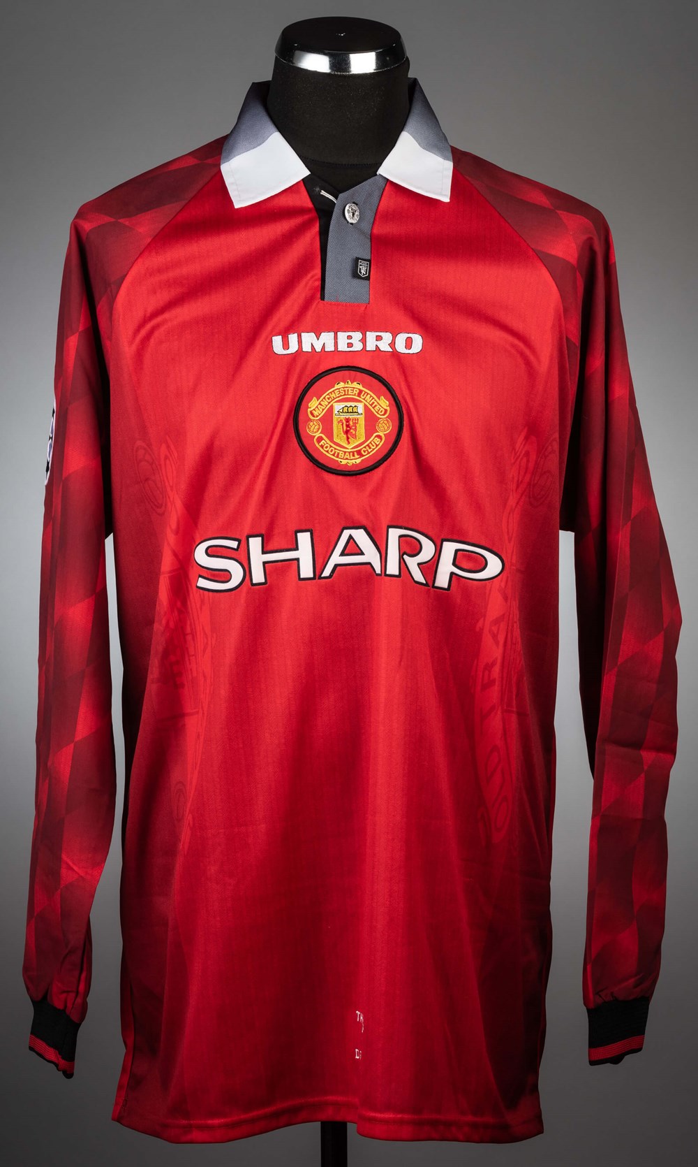 Eric Cantona 1997 UEFA Champions League semi-final Manchester United no.7 home jersey