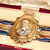 Jackie Patterson 9 carat gold and enamel Lonsdale belt