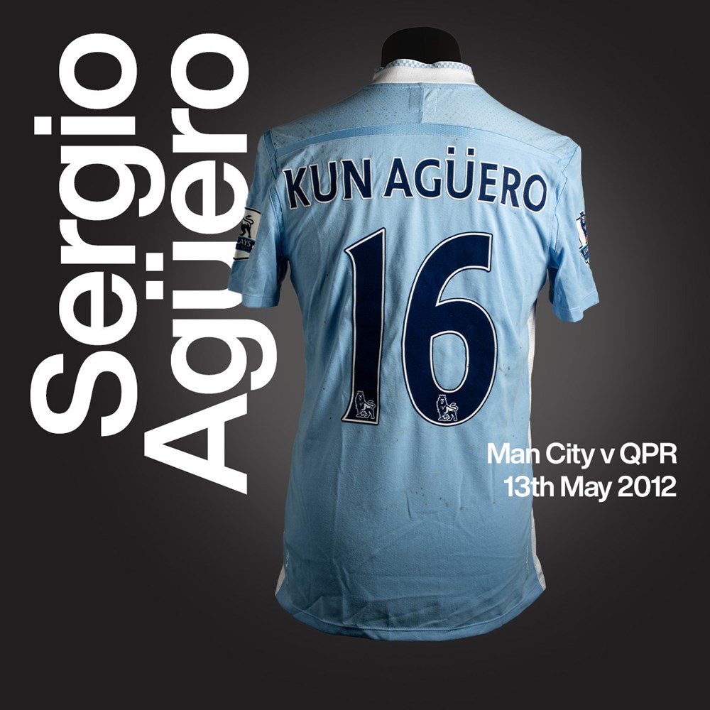 Sergio Agüero Man City jersey