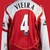 Patrick Vieira red Arsenal no.4 home jersey worn v Manchester United at Highbury, 1st February 2005