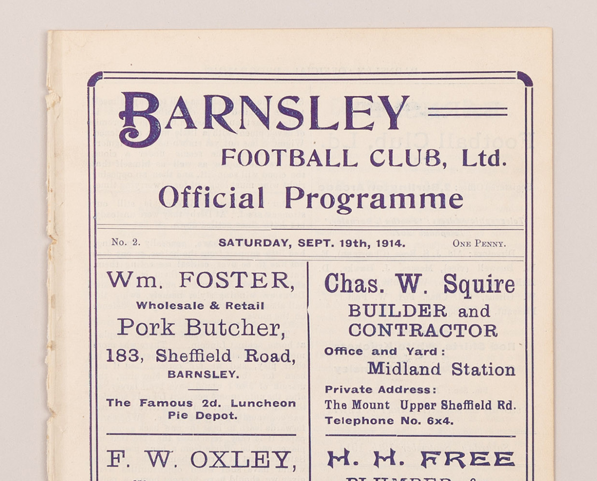 The Barnsley FC Programme Collection