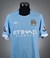 Pablo Zabaleta sky blue No.5 Manchester City match worn short-sleeved shirt