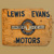 Vintage Lewis Evans Motors, Vauxhall Bedford Service advertising flag