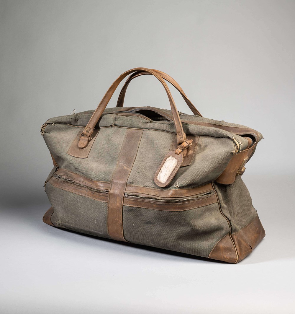 Duncan Edwards' overnight bag