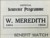 Programme for Billy Meredith benefit match played on 29th April 1925
